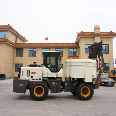 3500 Self-loading Horizontal Mouth Mixer Truck