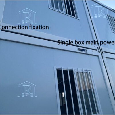 Secure Folding Container House with Safety Lock System for Industrial Security Post and Entrance Guard Office Modular Building