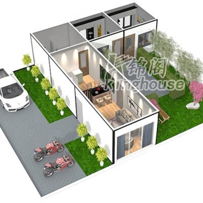20ft 40ft Waterproof Prefab Expandable Container House Portable Living Prefabricated Villa Mobile Portable House