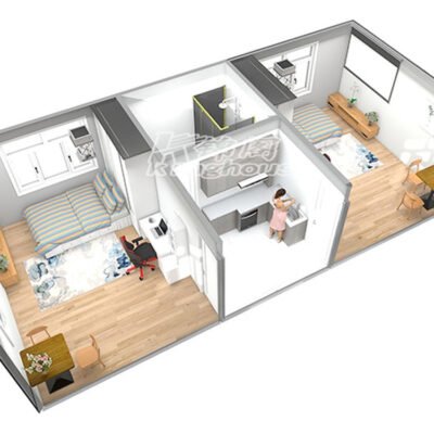 Factory Best Selling Cheap 10FT 20 FT Movable Folding Shop Booth Kiosk Prefab Flat Pack Luxury Container House