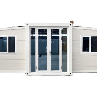 Factory Wholesale Mobile Expandable Prefab House with Kitchen Cabinets and Shower for Remote Area Staff Quarters 20 Years Long