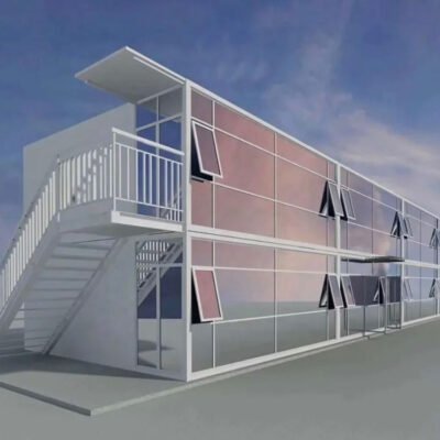 Lightweight Portable 3 Bedroom Prefab Container House 20ft 30ft Expandable Container House with Bathroom and Kitchen