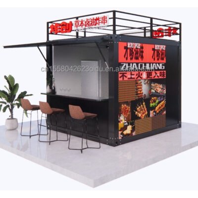Modern Prefab Container House Galvanized Steel Frame Aluminum Alloy Windows Customizable Color for Hotel/Villa Use-PINGUI Brand