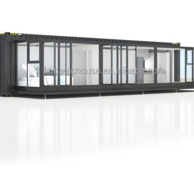 Office Container House Folding Container House 3 Bedroom 40ft Mobile Prefab House Midcentury Modern Breathable Hotel Business