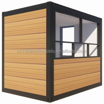 Prefabricated 20ft & 40ft Expandable Container House Sandwich Panel Eco-Friendly Steel Structure Mobile Office for Outdoor Use