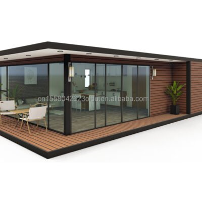 REMOTE Best Selling 10ft 20ft 30Ft 40ft Foot Prefab Movable Office Apple Cabin Small Container House for Home Garden