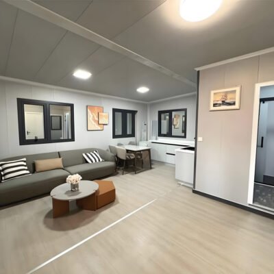 Folding Container House for Temporary Accommodation