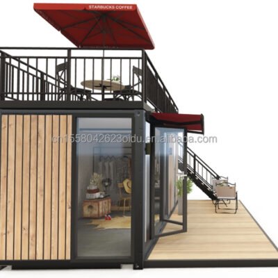 Very Cheap Proof 20Ft 40FT Prefab Expandable Container House Steel Foldable Prefabricated Villa 4 Bedroom With Toilet Factory
