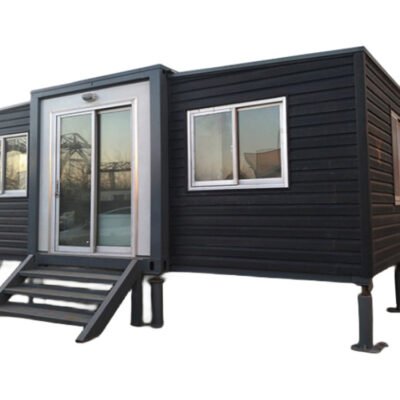 Transportable Prefabricated Complete 30ft 40ft House Kit Portable Container Home With 2 Big Bedroom for Family with Solar System