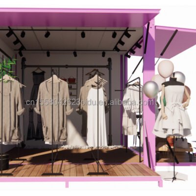 30ft Modular Aluminum FRP Swimming Pool Counter-Current System 9.2m Integrated Fiberglass Container Pool Full Equipment