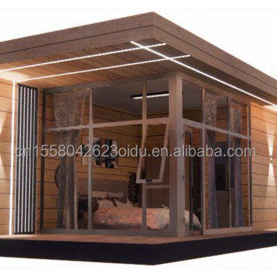 Apple Cabin Hotel-Friendly Modified Shipping Container House with Steel Sandwich Panel for Modern Hotel Use