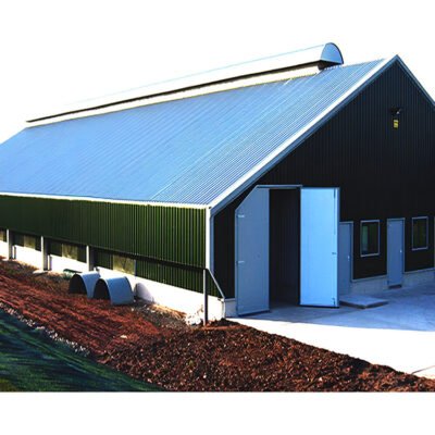 Large Span Poultry House with Ventilation System