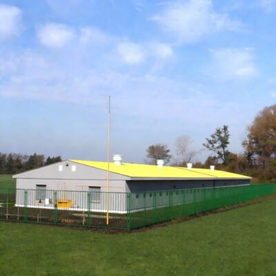 Galvanized Steel Farm Building for Sheep and Goat