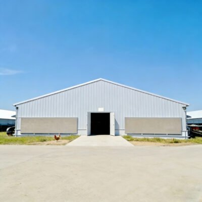 Eco-Friendly Prefabricated Barn Elevage Cattle Barn Modular Prefab Steel Structure Sheep and Dairy Cows Shed for Outdoor Farms