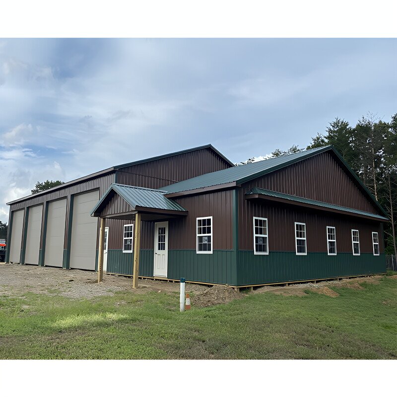 Hot-Dip Galvanized Industrial Steel Structure Warehouse with