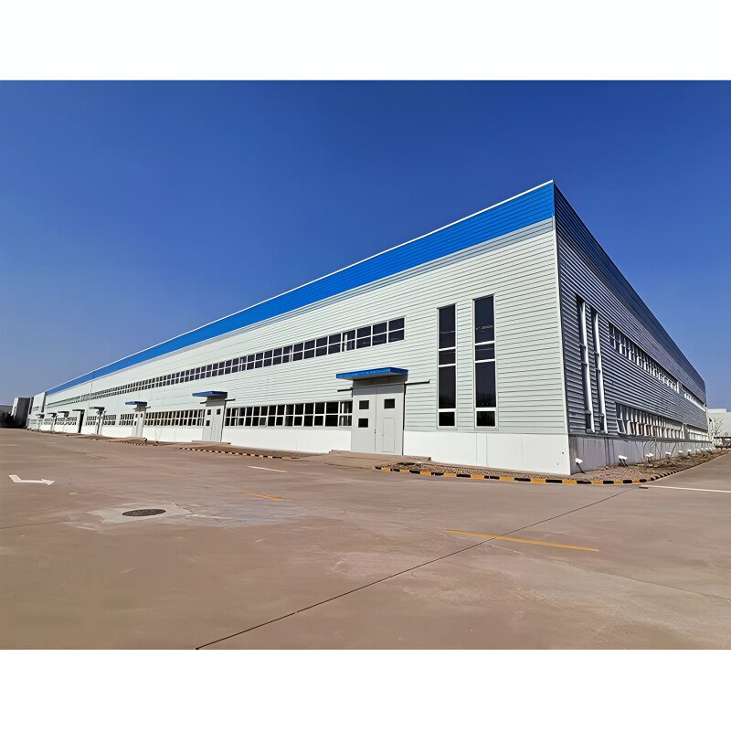 Hot-Dip Galvanized Industrial Steel Structure Warehouse with