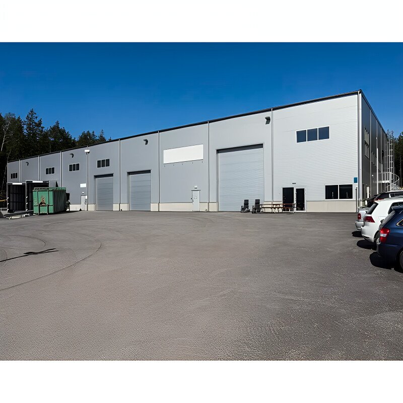 Hot-Dip Galvanized Industrial Steel Structure Warehouse with