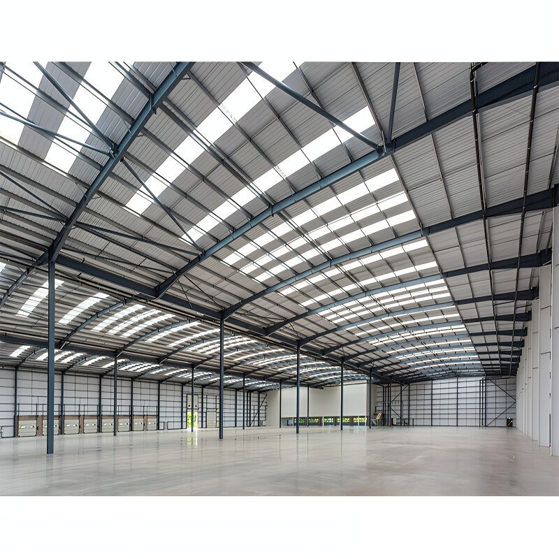 Hot-Dip Galvanized Industrial Steel Structure Warehouse with