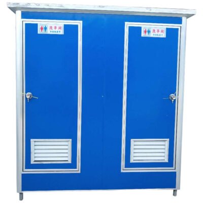 All-weather Portable Toilet with Thermal Insulation and Anti-freezing Pipes for High Altitude Projects and Winter Resort Areas
