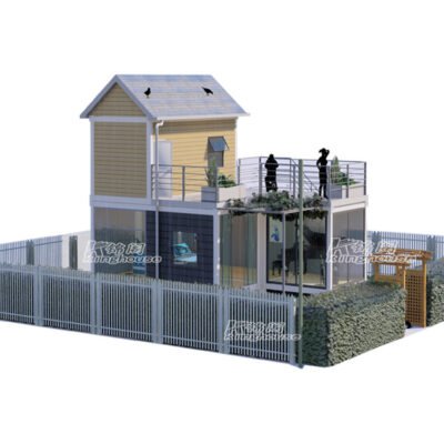 SIPs House Kit Sandwich Panel Prefabricated House Quacent Luxury Minimalist Modern Design Wooden Prefab Homes Villa