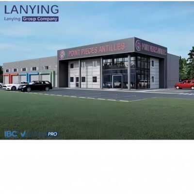 Custom Assembly Big Span Steel Structure Apartment Building Welded Steel Frame Structure