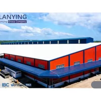 Custom Design Portal Frame Steel Structure Warehouse Prefabricated Industrial Factory Building Workshop Shed for Sale