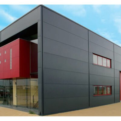 Warehouse Building Steel Structure Frame Prefabricated Showroom Hall Steel Structure Modern Logistics Center Workshop