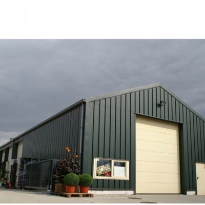 Warehouse Building Steel Structure Frame Prefabricated Showroom Hall Steel Structure Modern Logistics Center Workshop