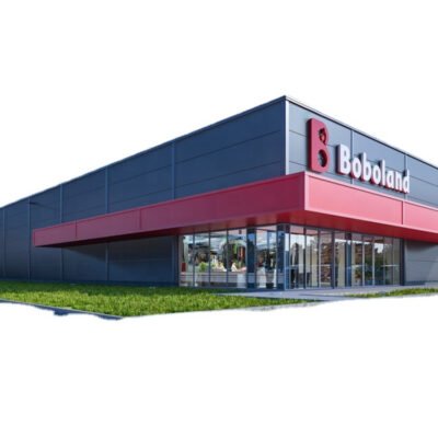 Multi-Storey Modern Welded Steel Frame Prefab Hotel Building with Fast Installation