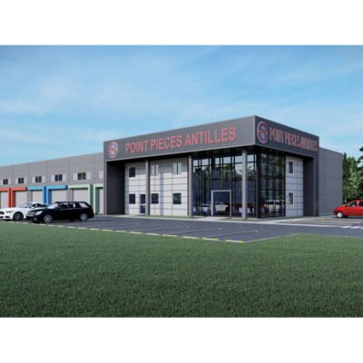 Prefabricated Light Steel Frame Structure Building Kit for Industrial Warehouse Workshops Aluminum Alloy Windows Sliding/Rolling