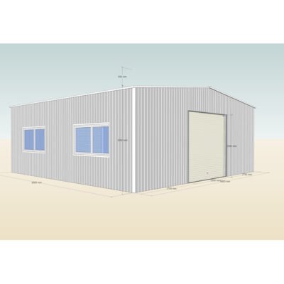 Customized Steel Structure Workshop with Clear Span 40m