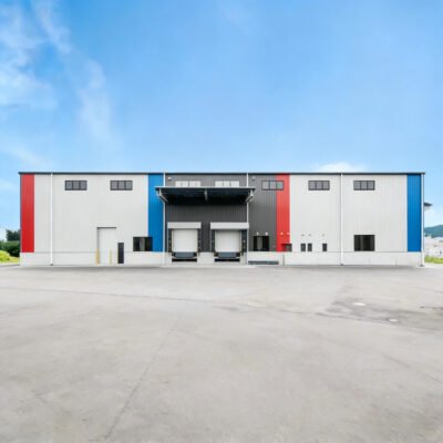 Steel Structure Warehouse with Sandwich Panel Roofing