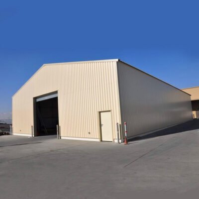 Red Iron Steel Structure Prefabricated Workshops & Plants for Wedding Halls & Other Structural Fabrication Buildings