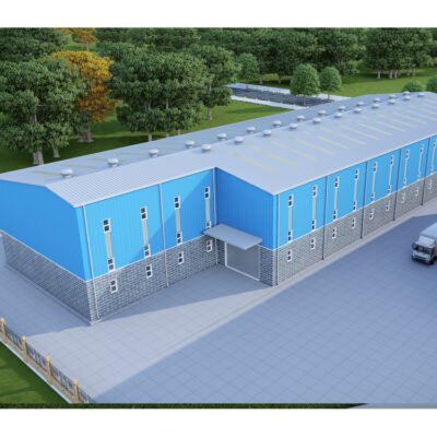 Steel Structure Guard Booth and Gate House