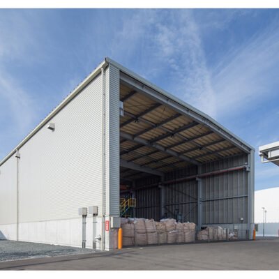 Modern High-Bay Steel Structure Warehouse for Offices and Workshops