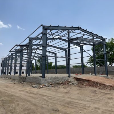 Prefab Steel Structure Prefabricated Steel Structure Warehouse Storage Shed with Modular Metal Tube Workshop