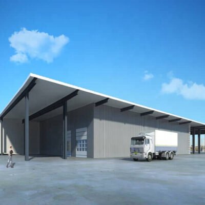 High-Strength Steel Prefab Warehouse: Weather-Resistant, Quick-Assemble, Customizable Fireproof Storage for Industrial Logistics