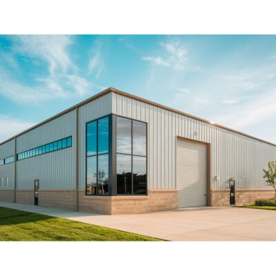 Hot-Dip Galvanized Steel Structure Building for Workshop