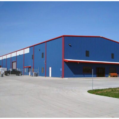 Prefabricated Steel Warehouse Building for Logistics Distribution Center With Large Span Clear Span Design