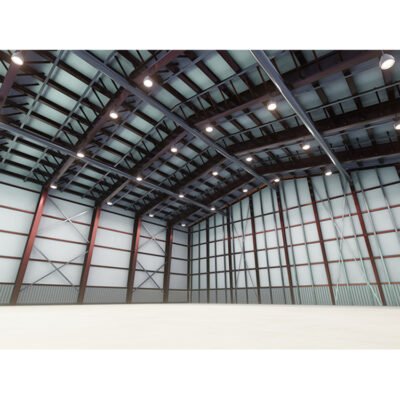 China's High-quality Prefab Steel 4s Car Showroom and Car Exhibition Hall Structure Warehouse Workshop