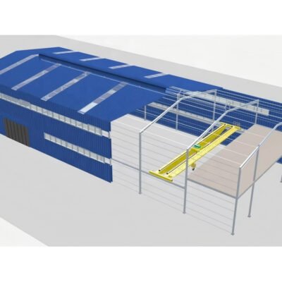 Low Cost Metal Frame Structure Industrial Warehouse Building