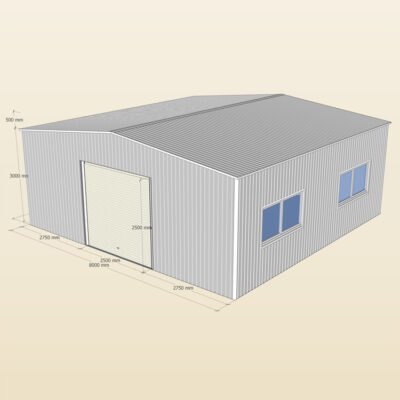 Custom Made Modern Light Steel Structure Warehouse Workshop Industrial Design Durable Steel Building for Apartment Hospital Use