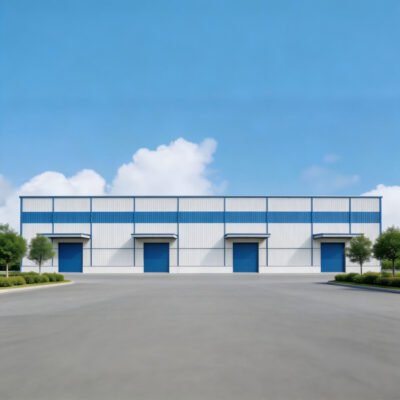 Prefab Commercial Building Two Storey Office Buildings Steel Structure Prefabricated OfficeBuilding
