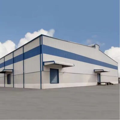 Modern Design Wide Span Metal Prefab Steel Warehouse Building Prefabricated Garage and Sheds Structure