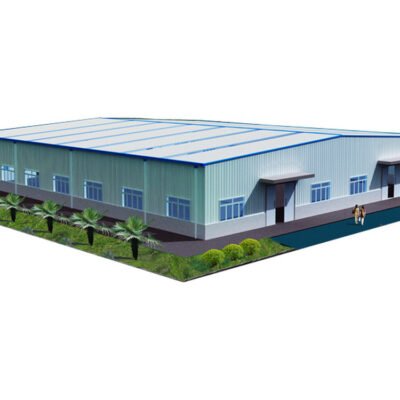 Modern Industrial Warehouse Design Multi-Story Building Prefab with PEB Steel Structure Competitive Price